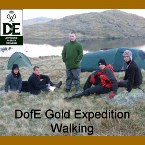 Open DofE Gold Expedition - Walking